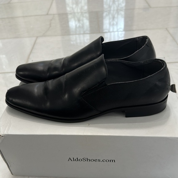 Men’s Black Aldo Loafers Size 12 - Picture 4 of 9